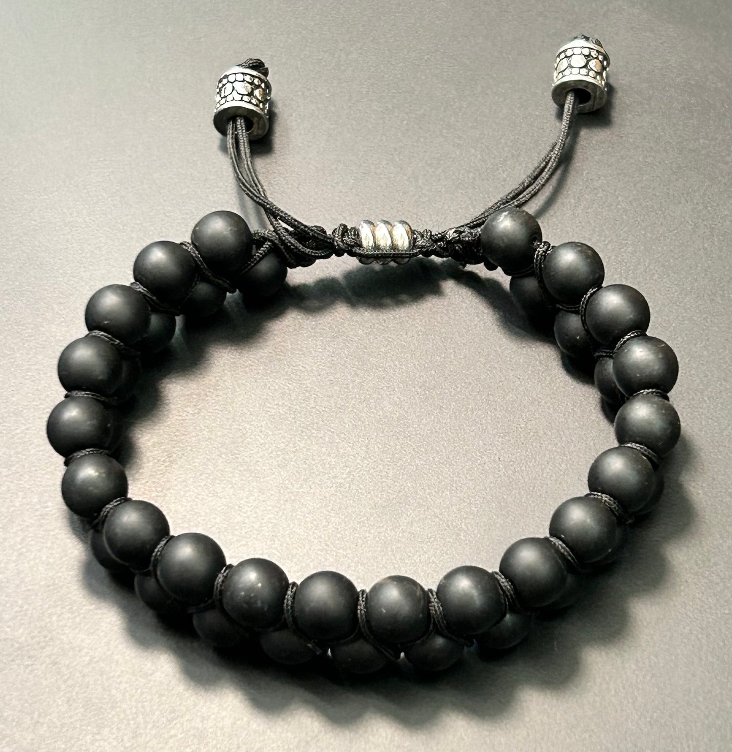Onyx Adjustable Bracelet