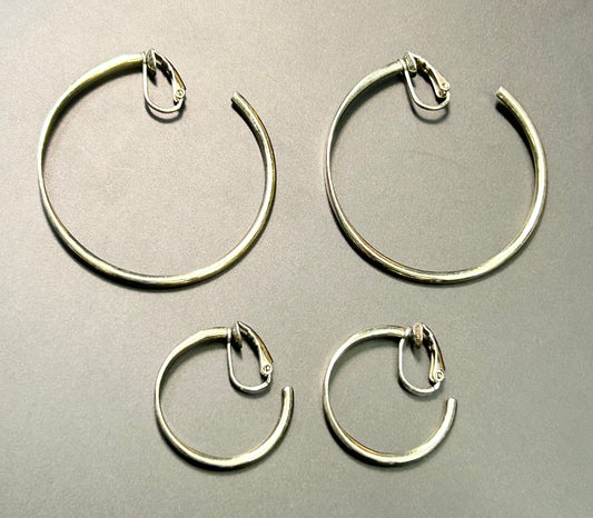 Gold Tone Hoop Earrings