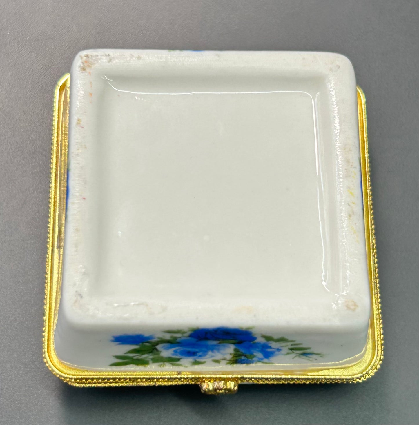 Porcelain Rose Trinket Box
