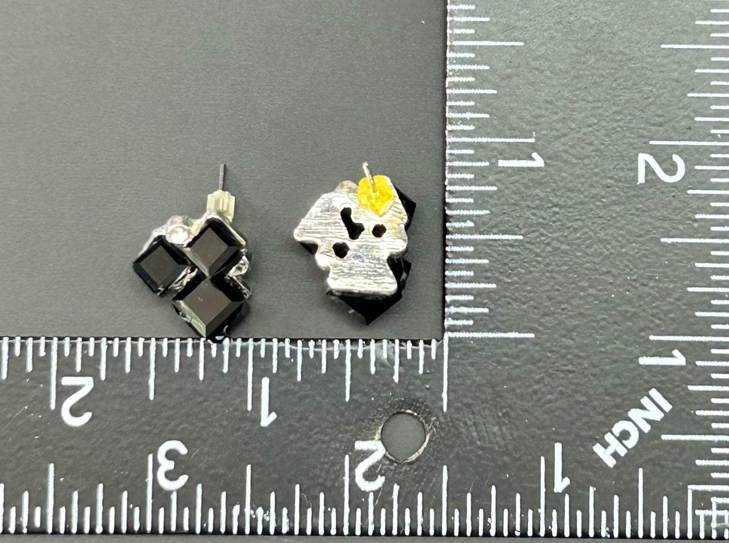 Glass & Rhinestone Earrings