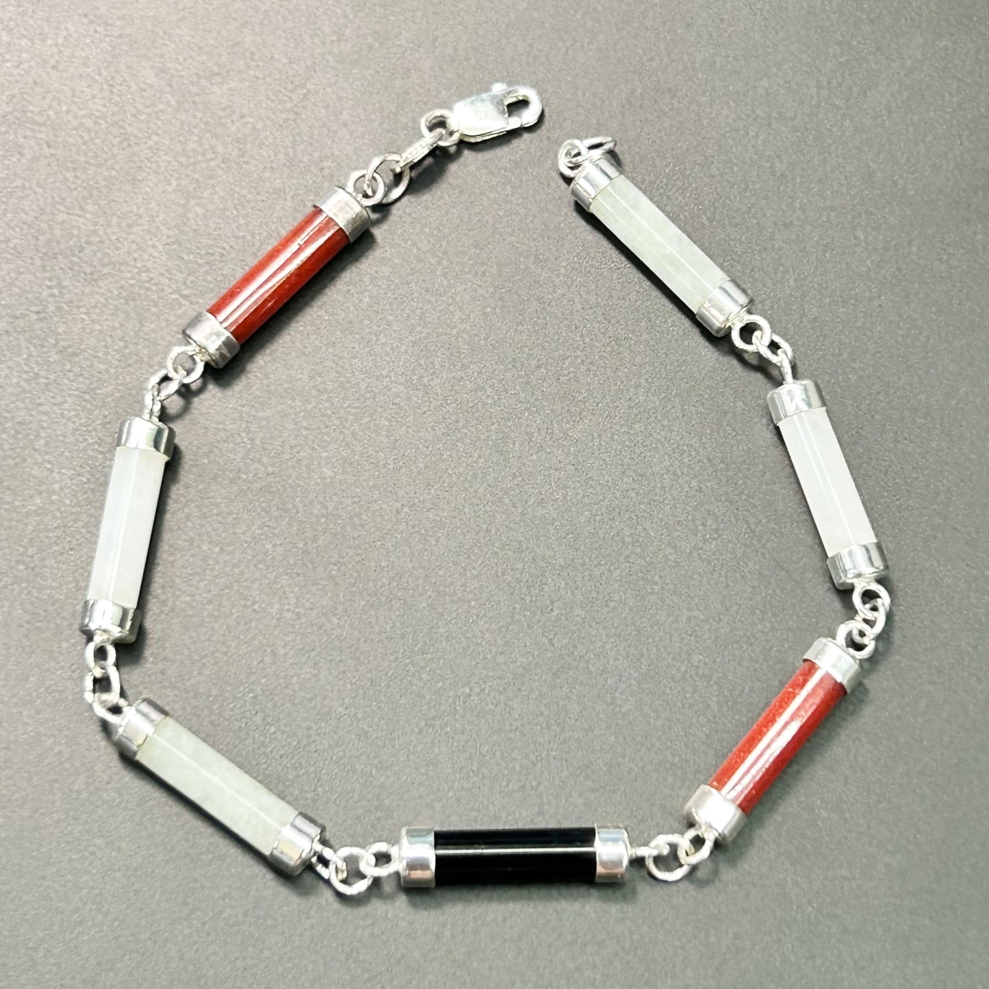 Sterling Silver Multi Stone Bracelet