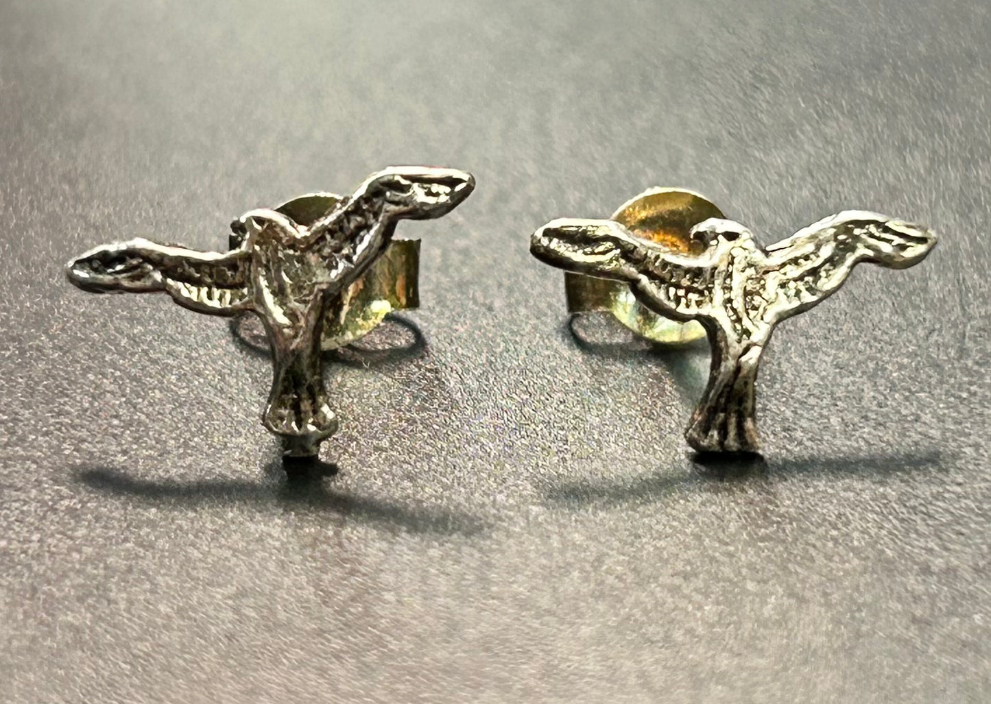 Sterling Silver Bird Earrings