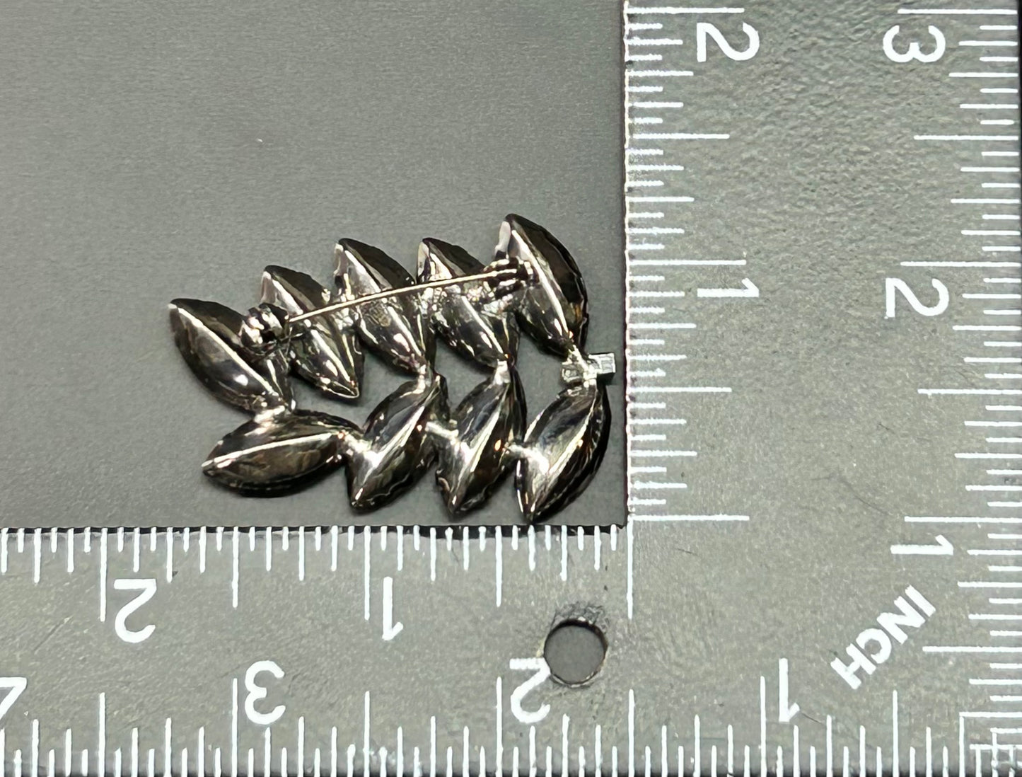 Acrylic Rhinestone Brooch