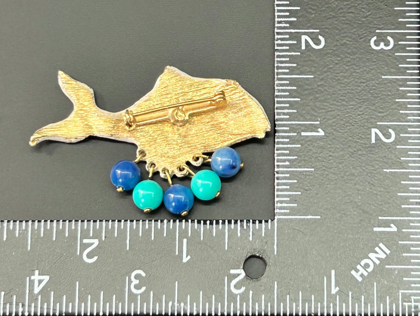 Enamel Fish Brooch