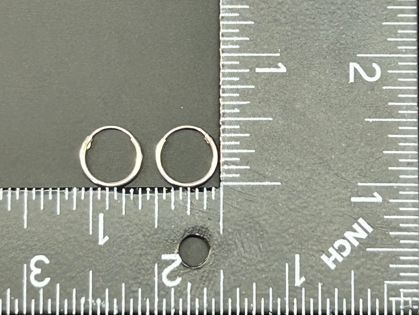 Sterling Silver Dainty Hoop Earrings