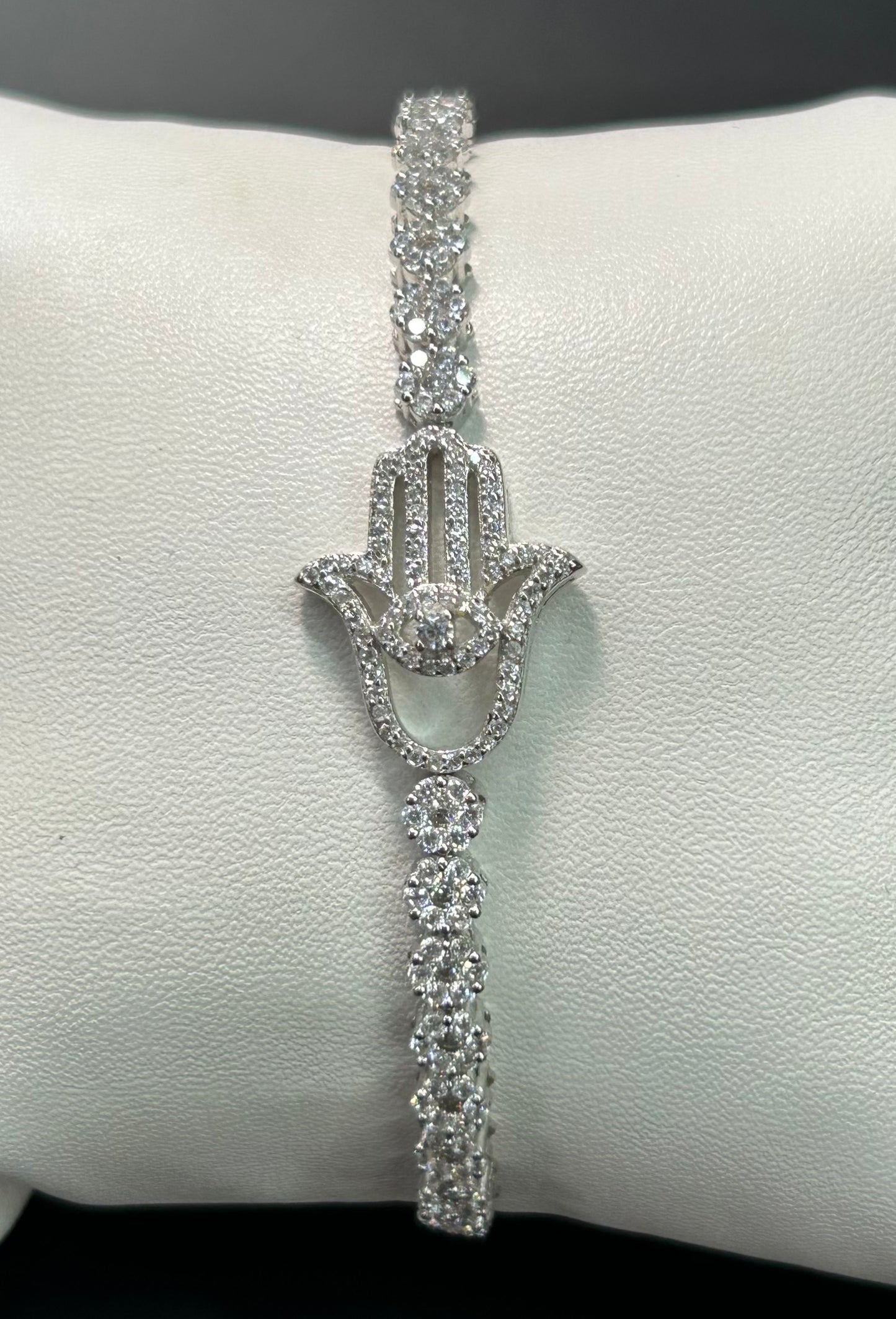 YGI Sterling Silver Hamsa Bracelet