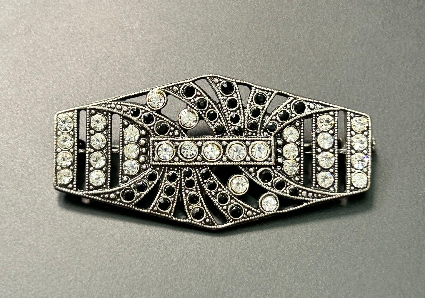 Art Deco Rhinestone Brooch