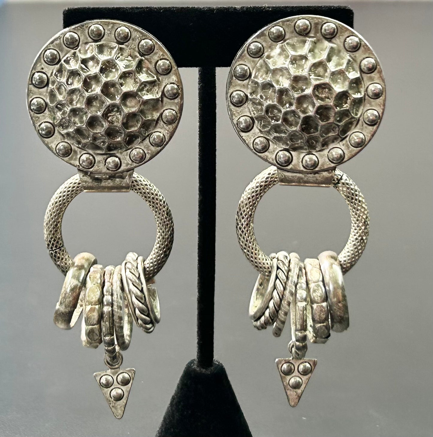 Laura Vogel NY Runway Clip Earrings