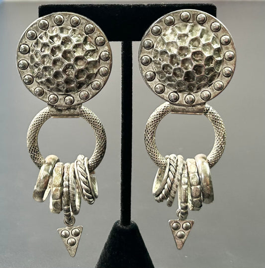 Laura Vogel NY Runway Clip Earrings