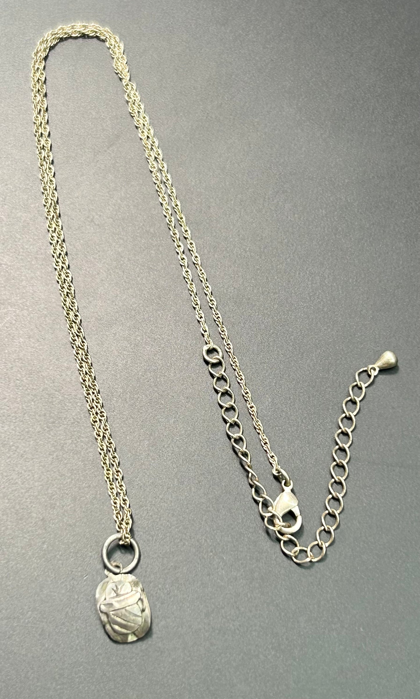 Dainty Scarab Necklace