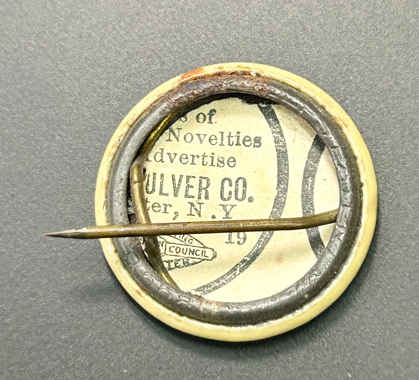 Alton Brooks Parker Button Pin