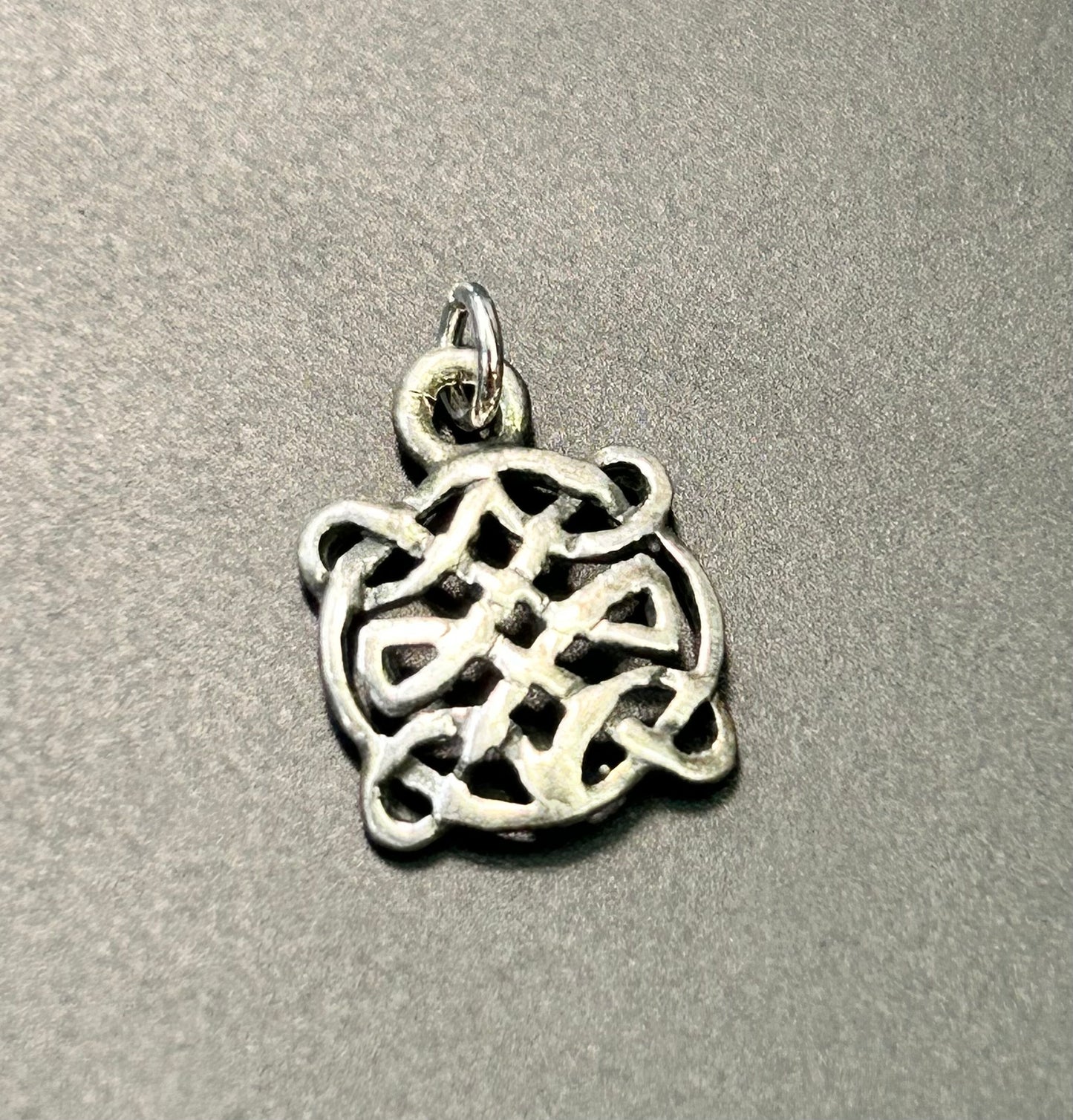 Sterling Silver Celtic Knot Charm or Pendant