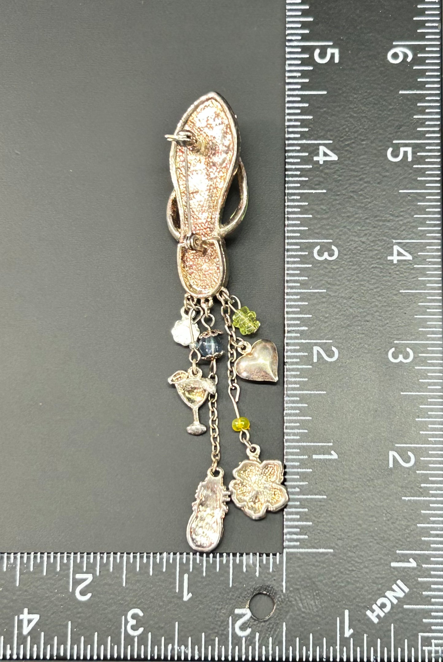 Flip Flop Charm Brooch