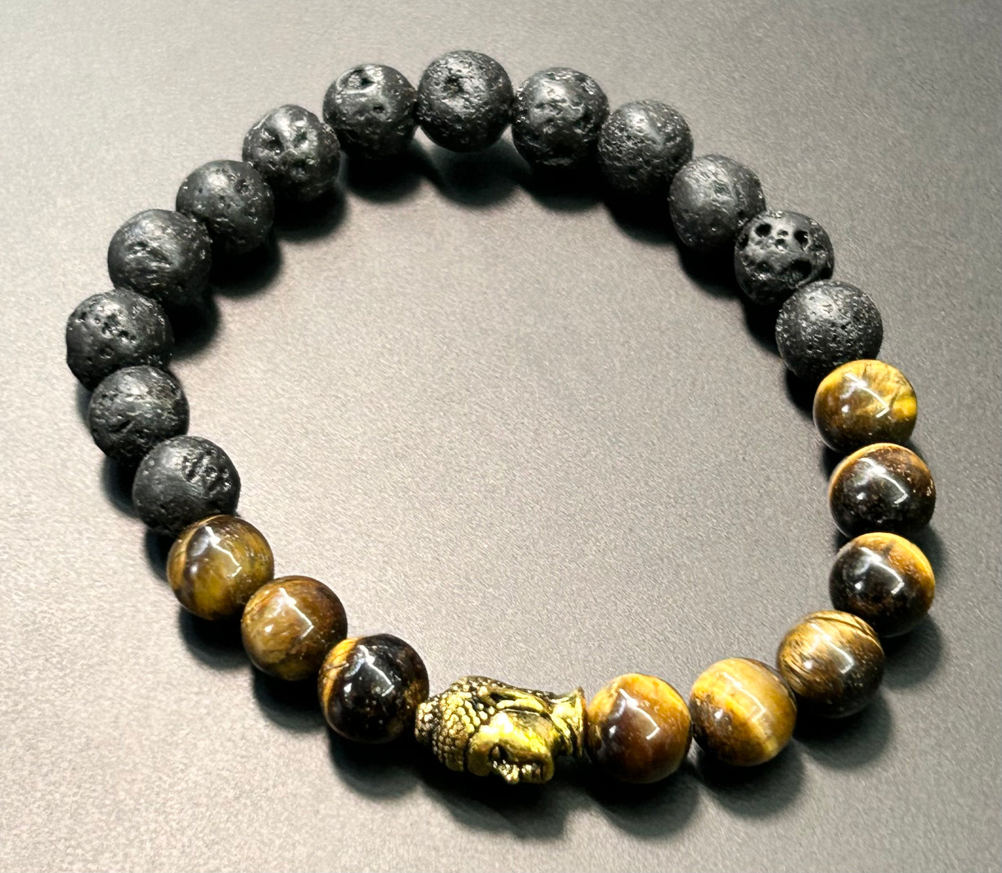 Tigers Eye Buddha Bracelet