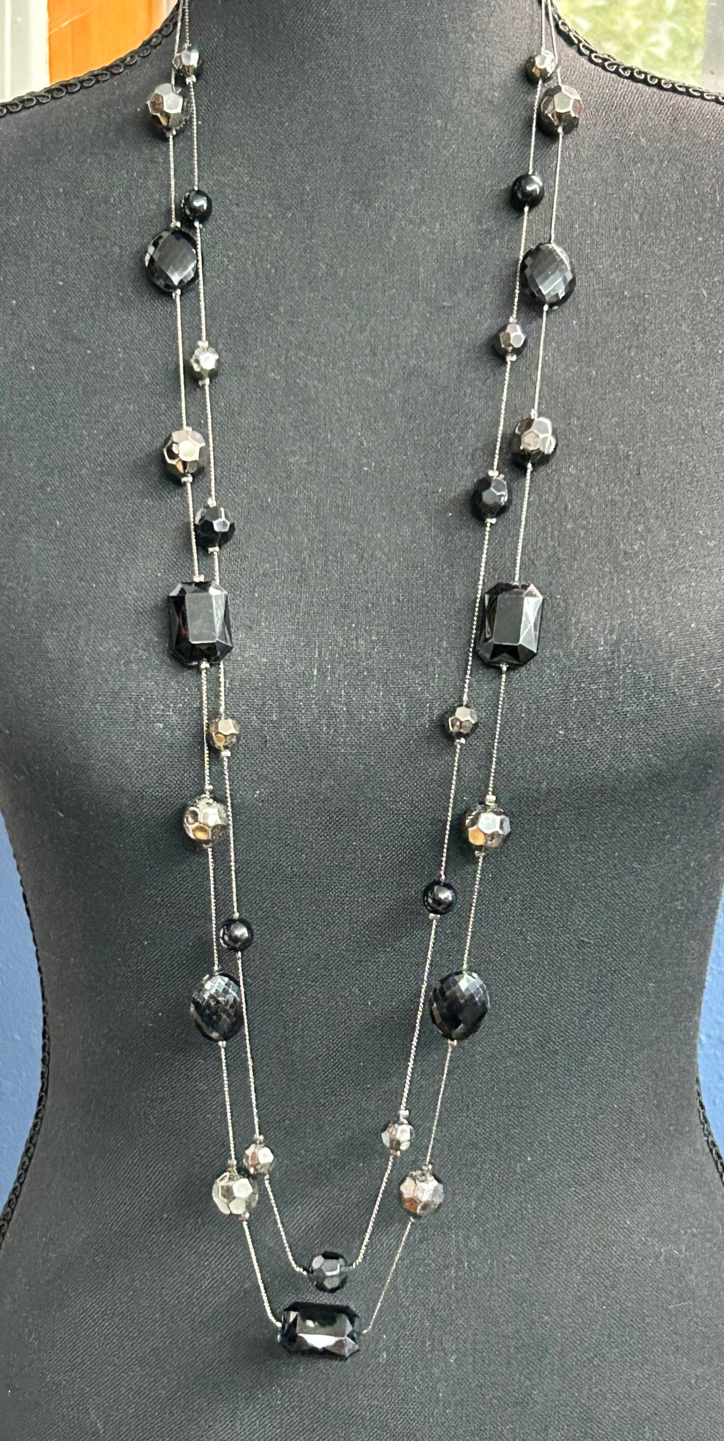 Acrylic Rhinestone Necklace