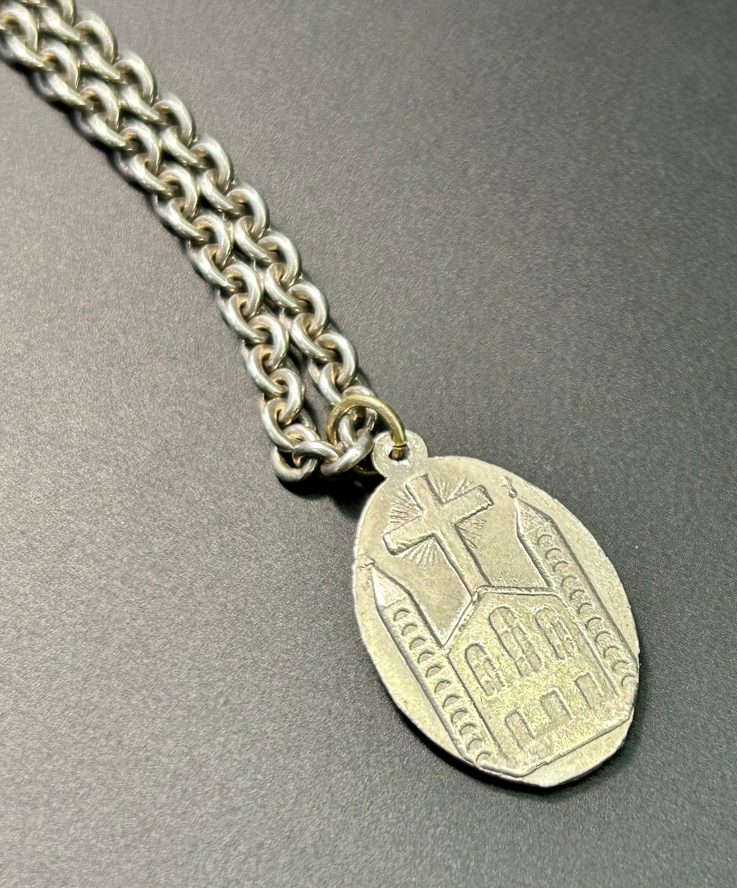 Double Sided Religious Pendant Necklace