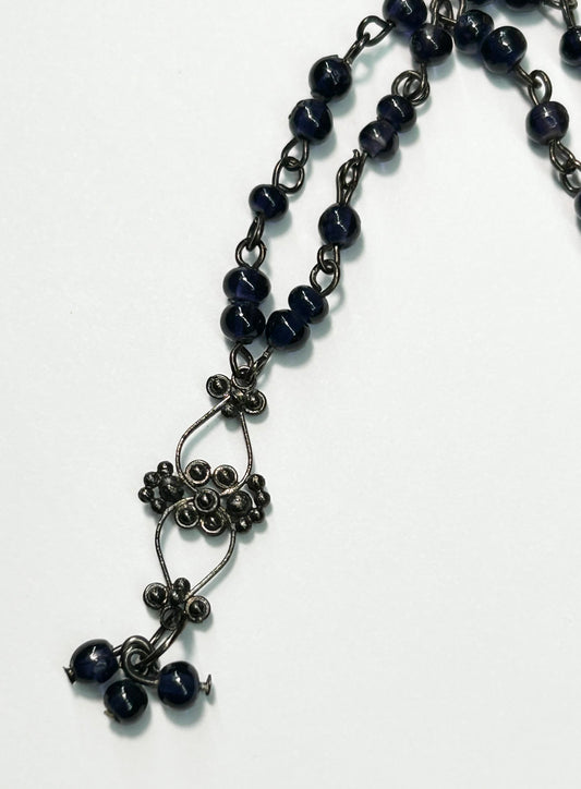 Blue Bead Necklace