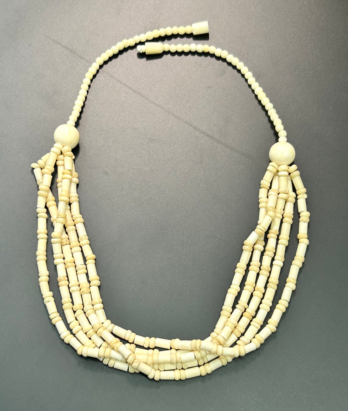 Multi Strand Bone Necklace