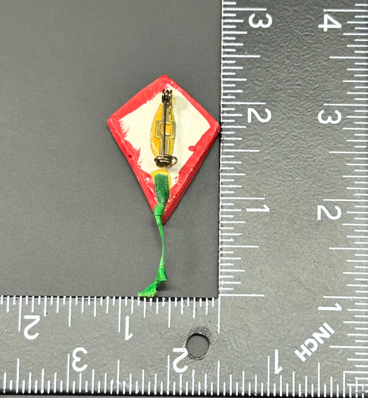 Handmade Ceramic Kite Brooch