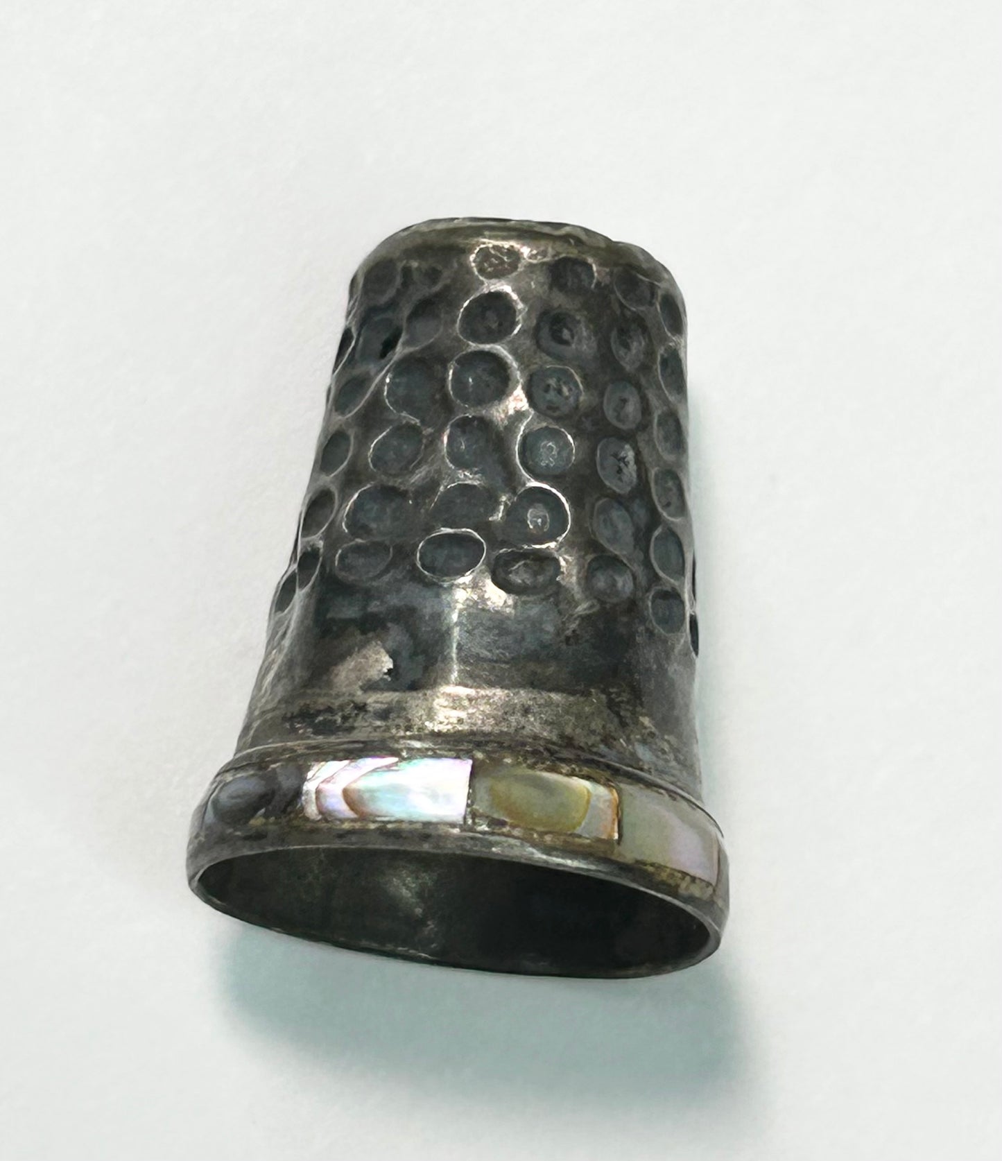 LM Taxco Sterling Silver Thimble