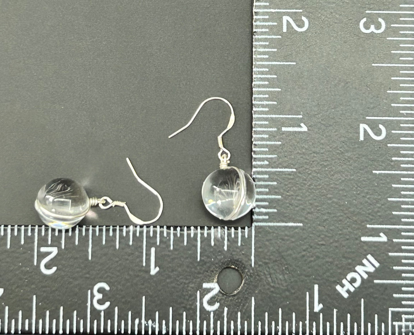 Sterling Silver Dandelion Earrings