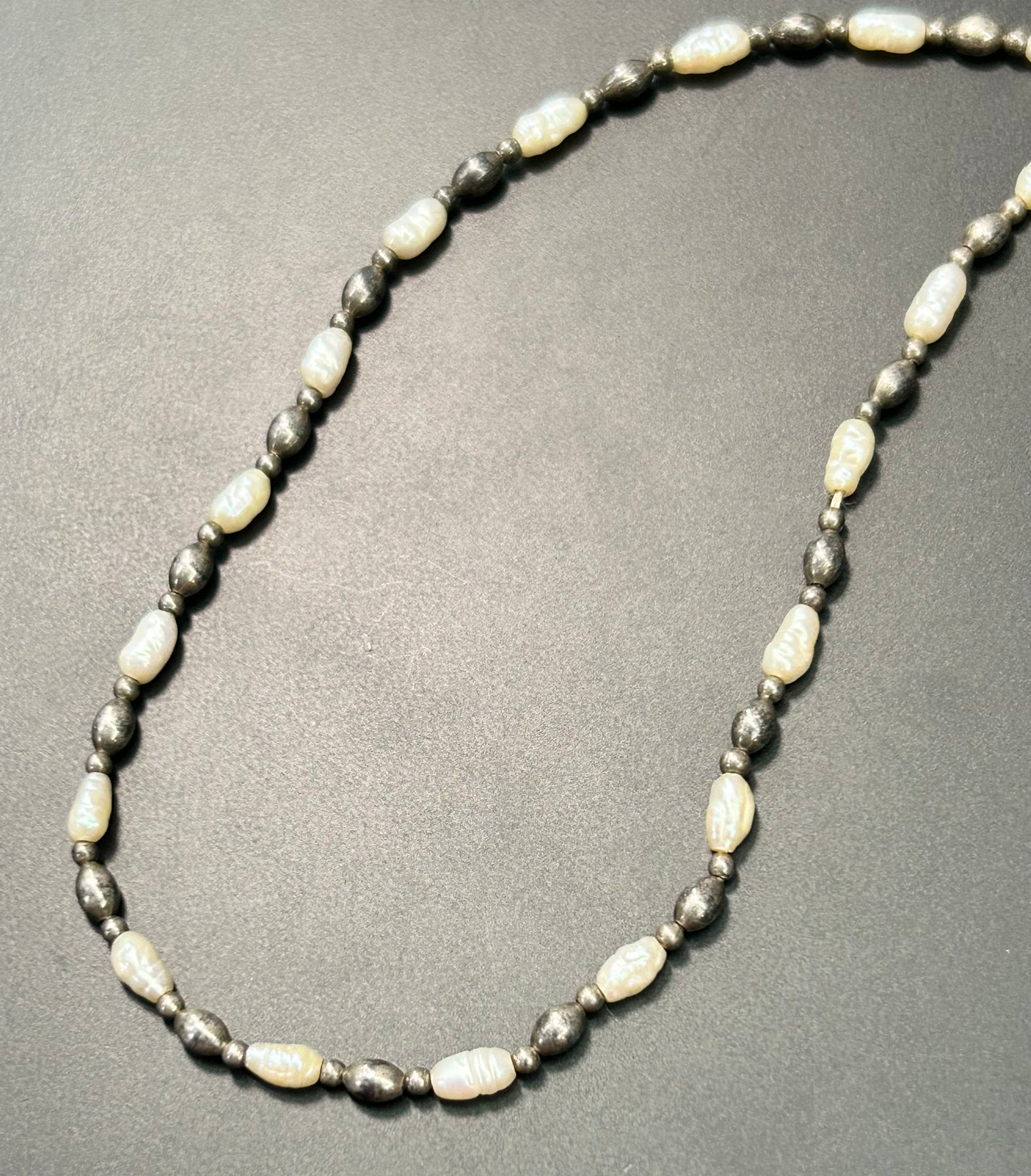 Sterling Silver Pearl Necklace