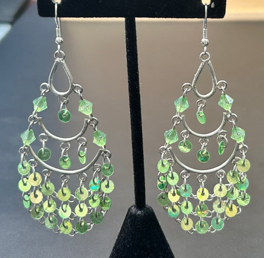 Sequin earrings