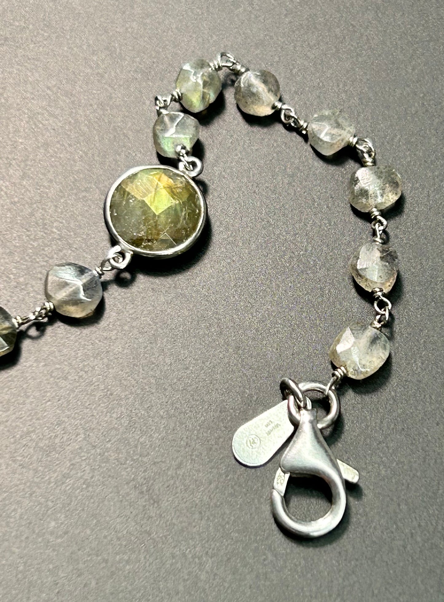 Sterling Silver Labradorite Necklace