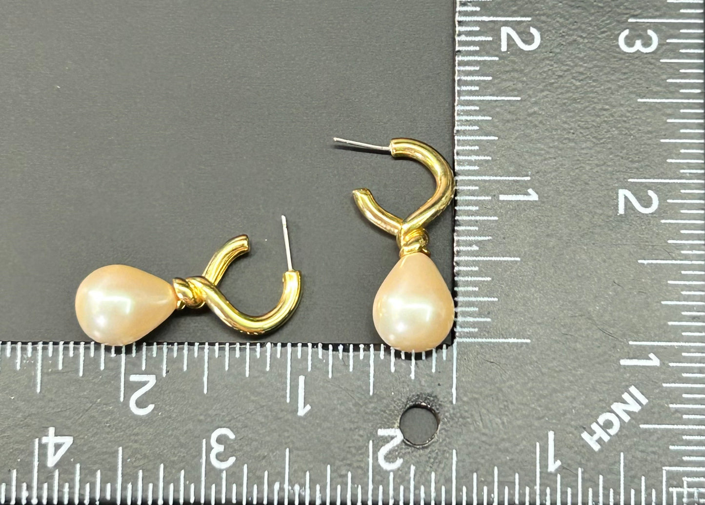 Faux Pearl Earrings