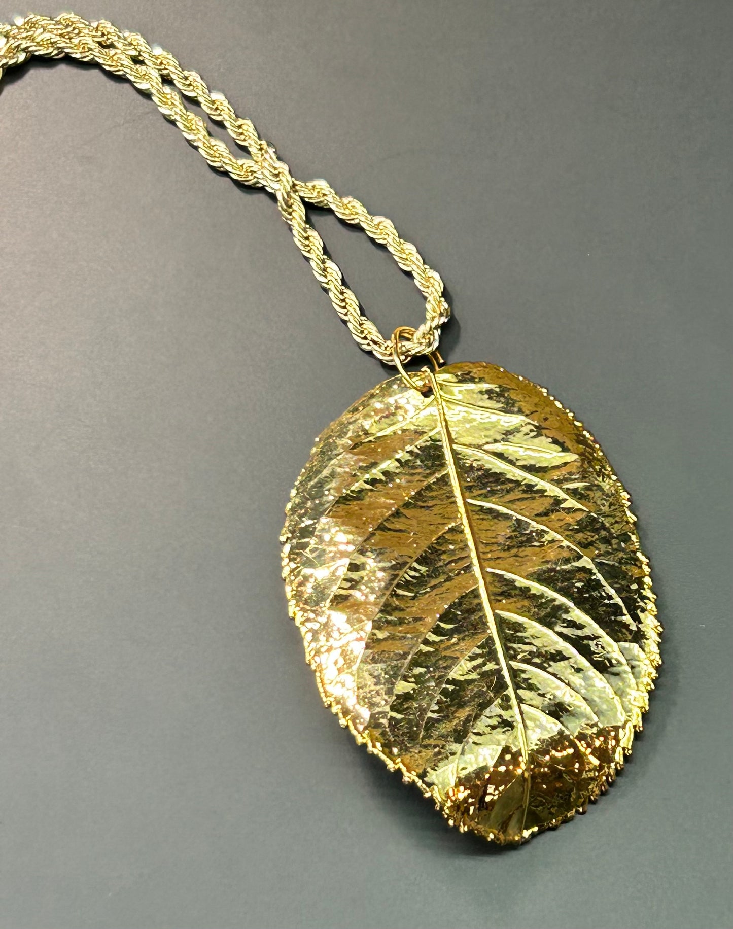 Large Leaf Necklace