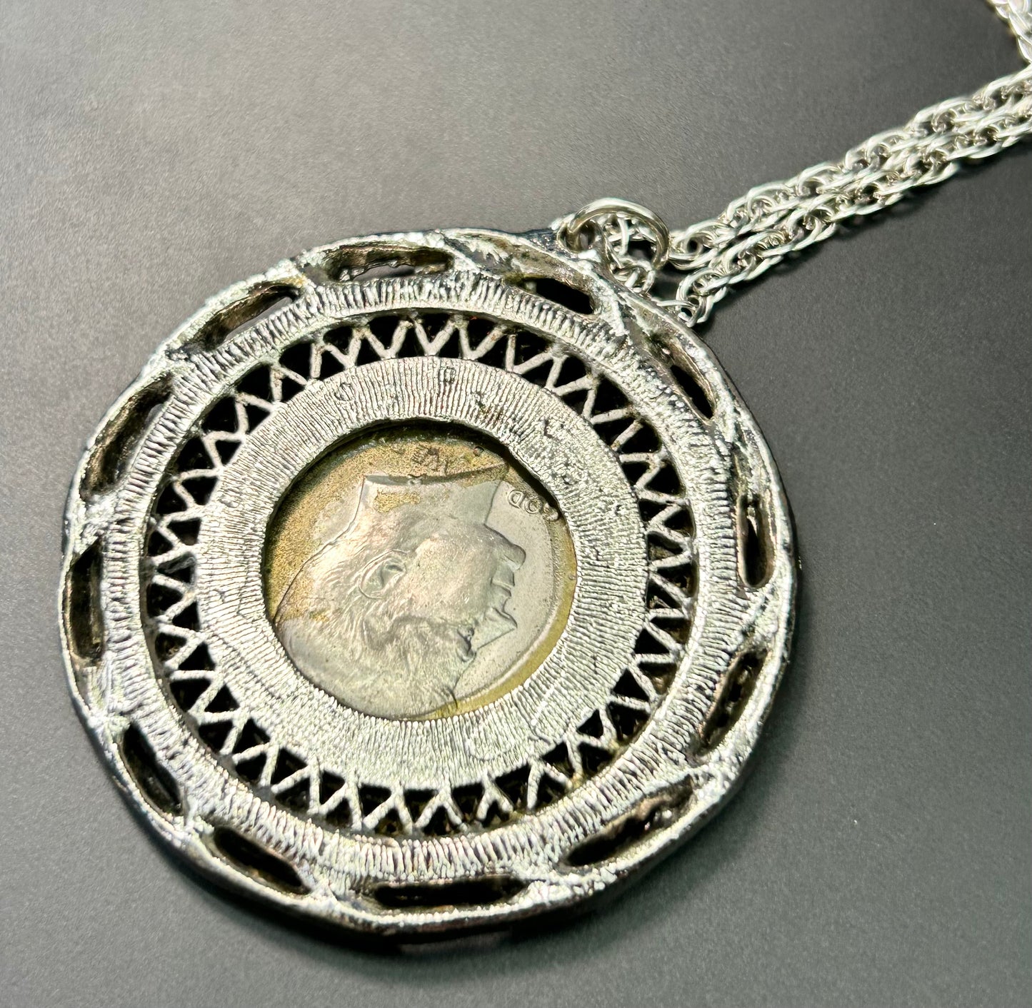 Bicentennial Kennedy Half Dollar Coin Necklace