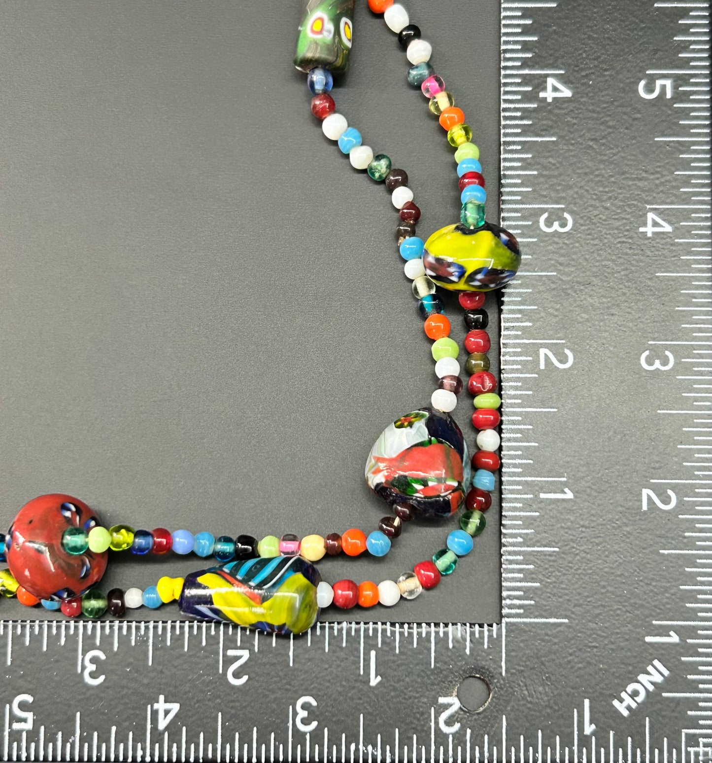 Venetian Glass Bead Necklace