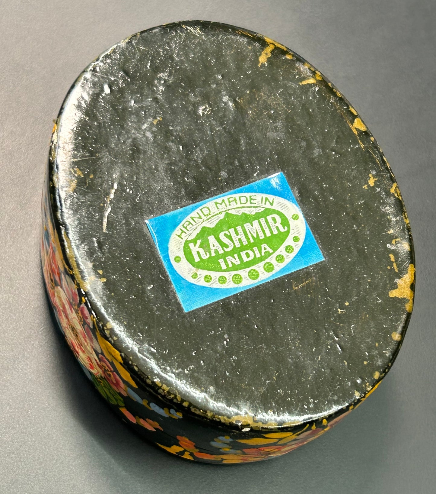 Kashmir Hand Painted Trinket Box