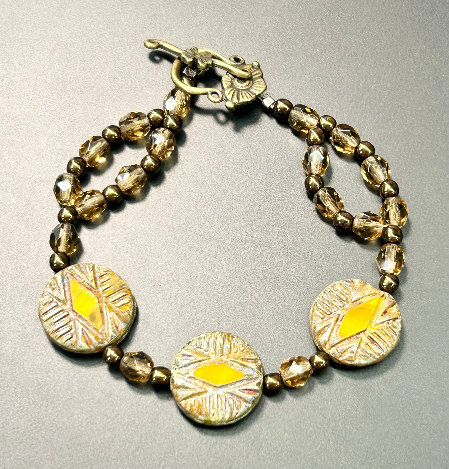 Beaded Toggle Bracelet