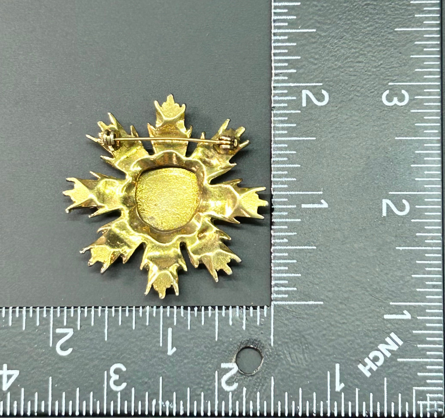 Vintage Coat of Arms Crest Brooch