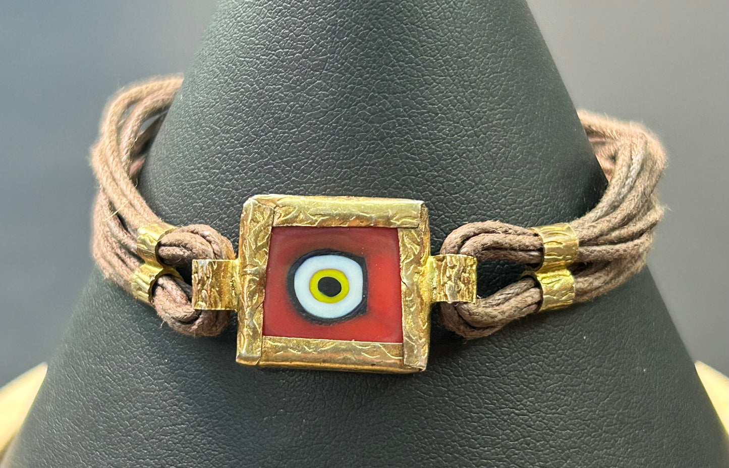 Sterling Silver Vermeil Evil Eye Bracelet