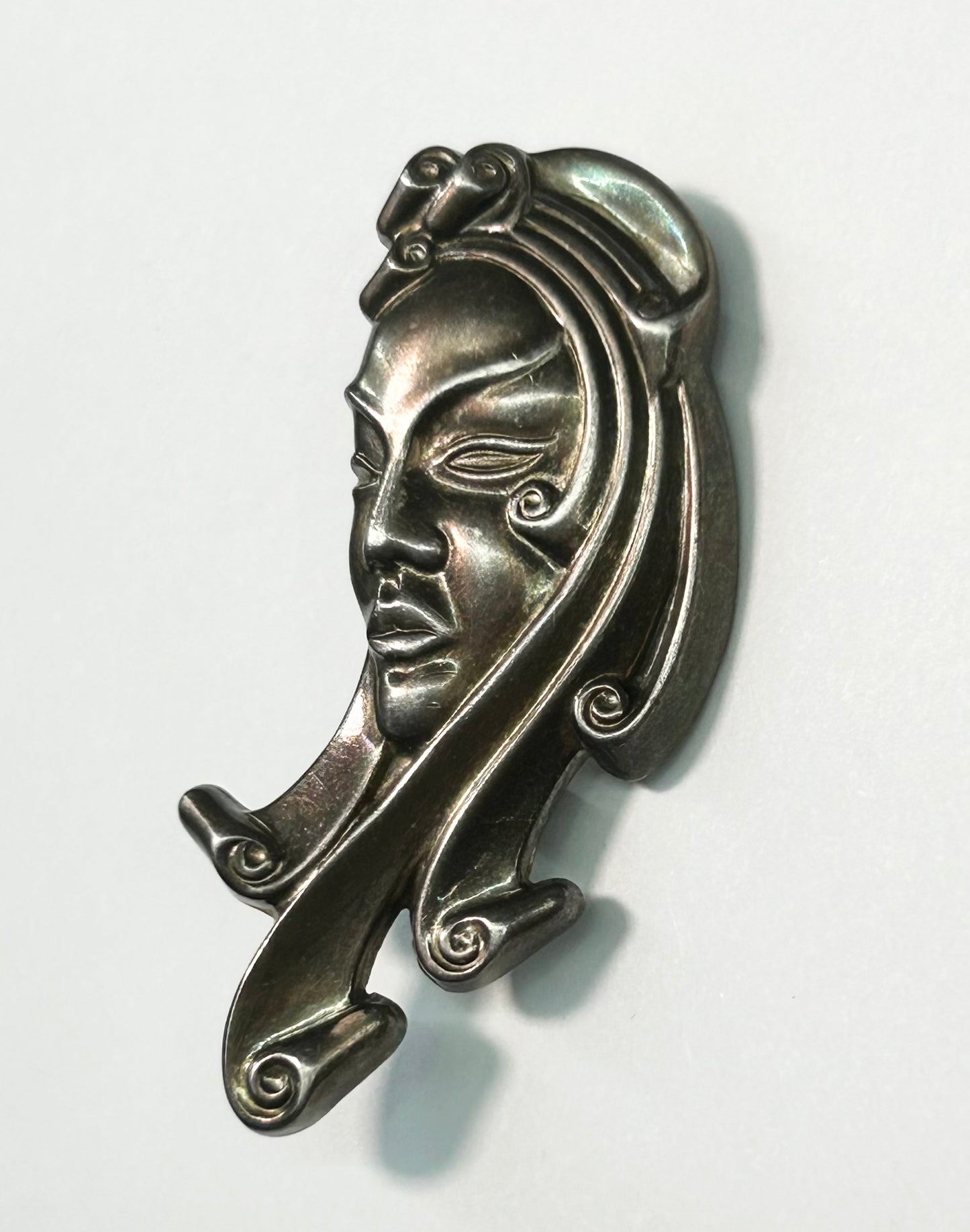 Art Nouveau Sterling Silver Brooch