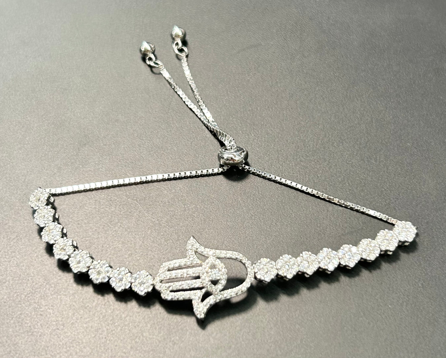 YGI Sterling Silver Hamsa Bracelet