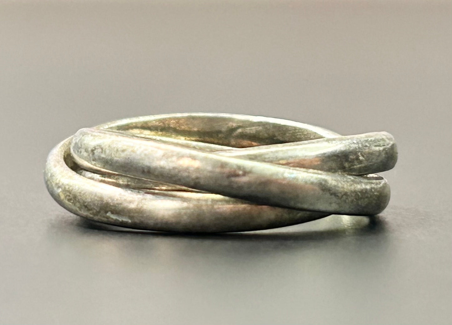 Sterling Silver Interlocking Ring