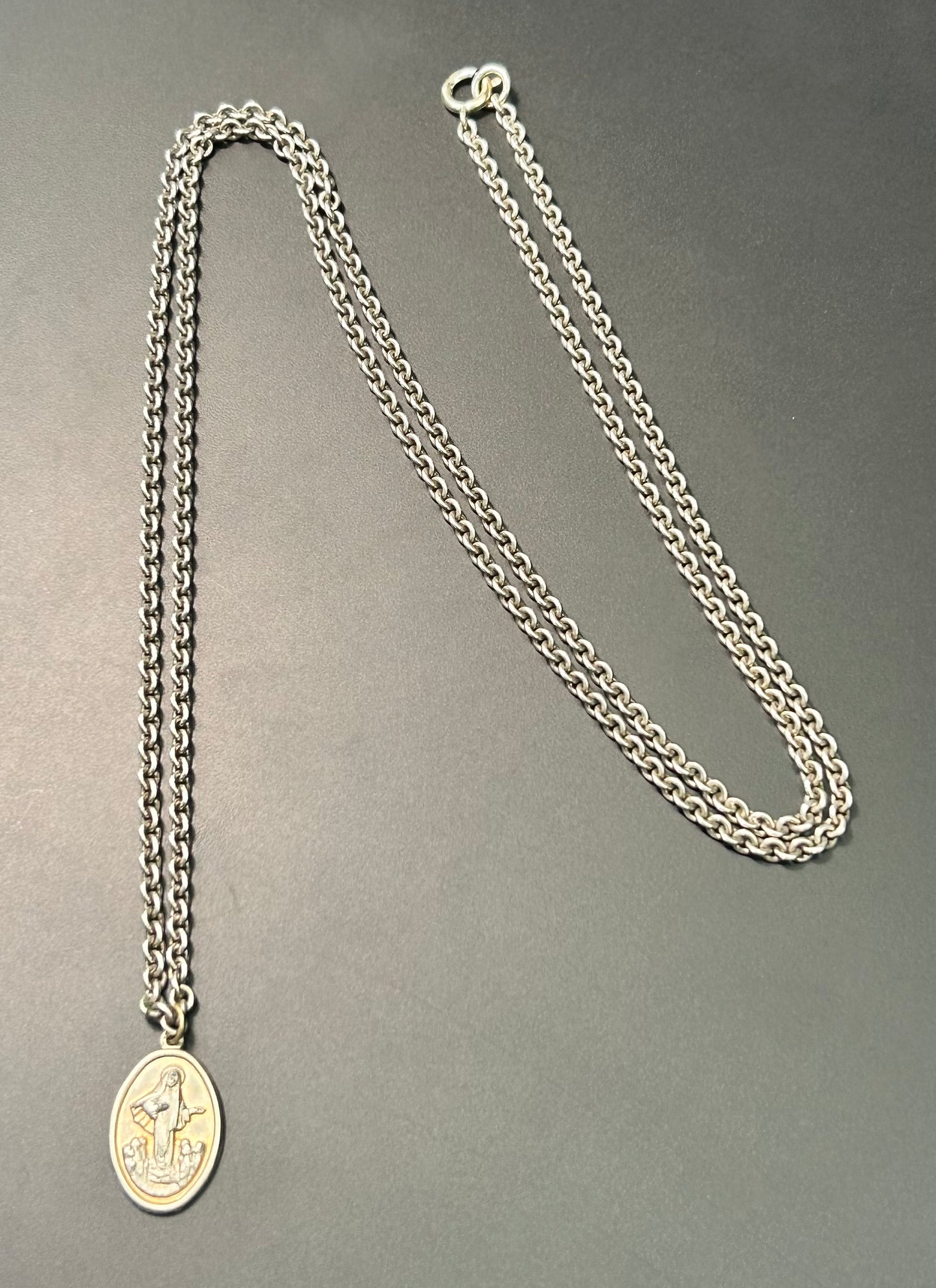 Double Sided Religious Pendant Necklace