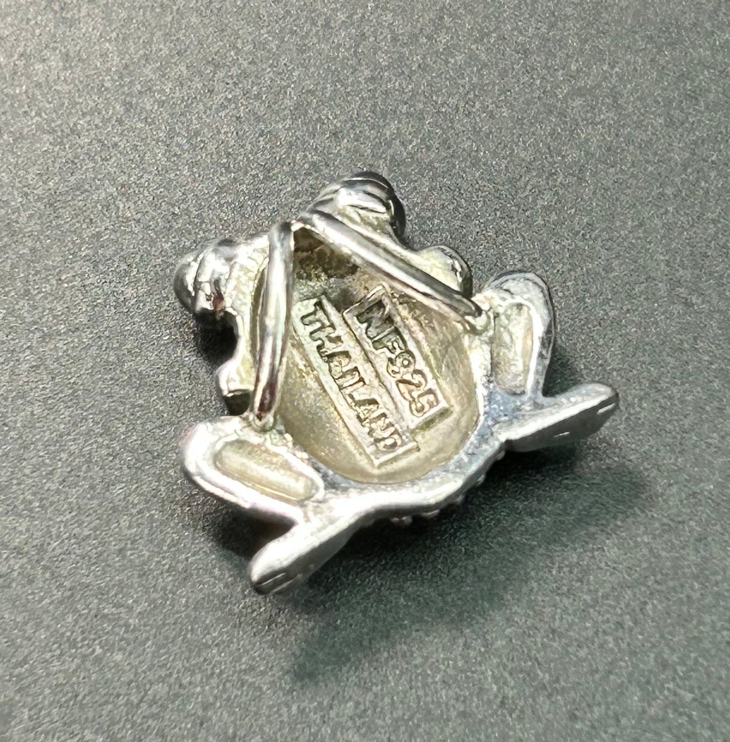 Thailand Sterling Silver Frog Pendant