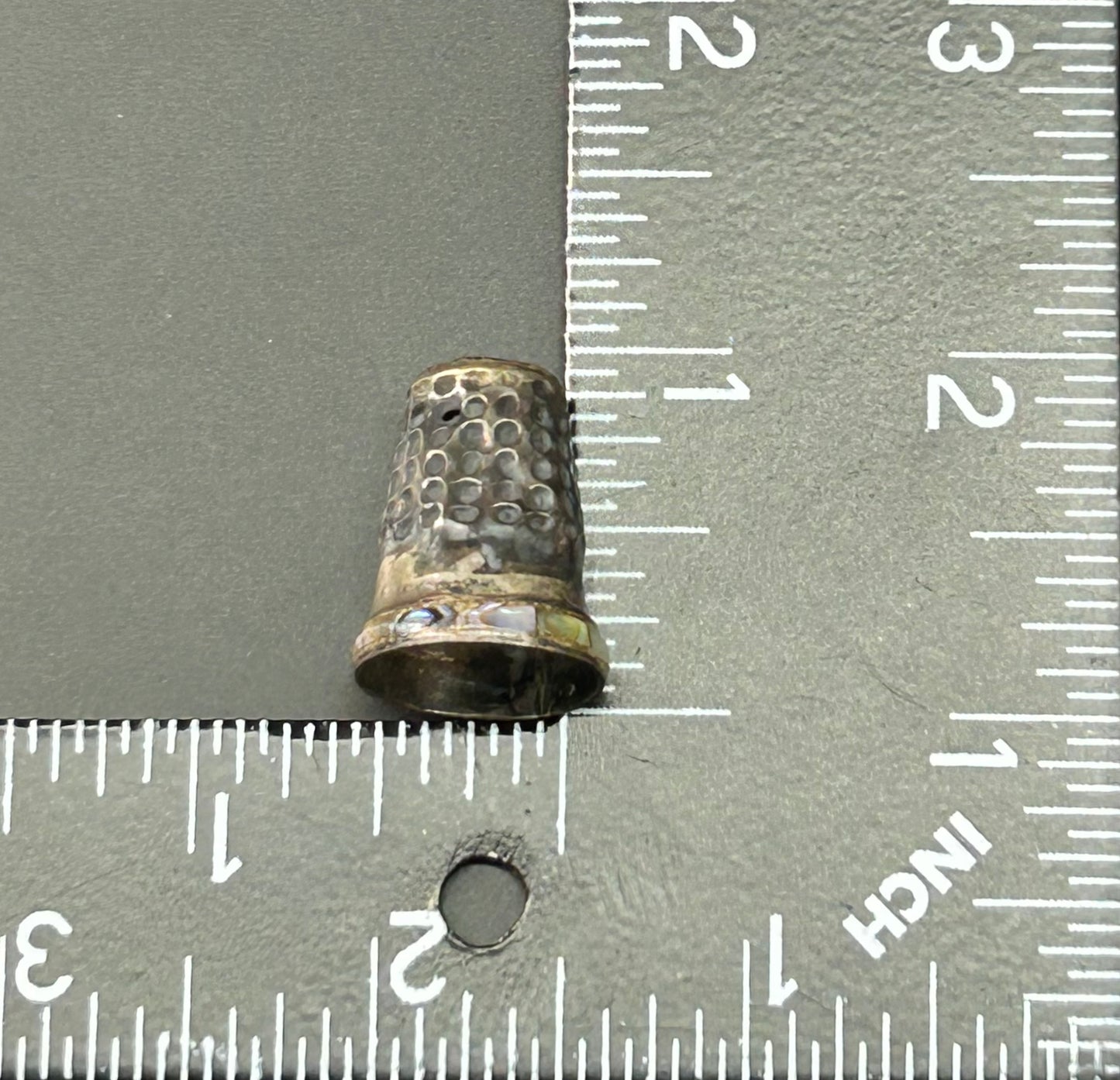 LM Taxco Sterling Silver Thimble