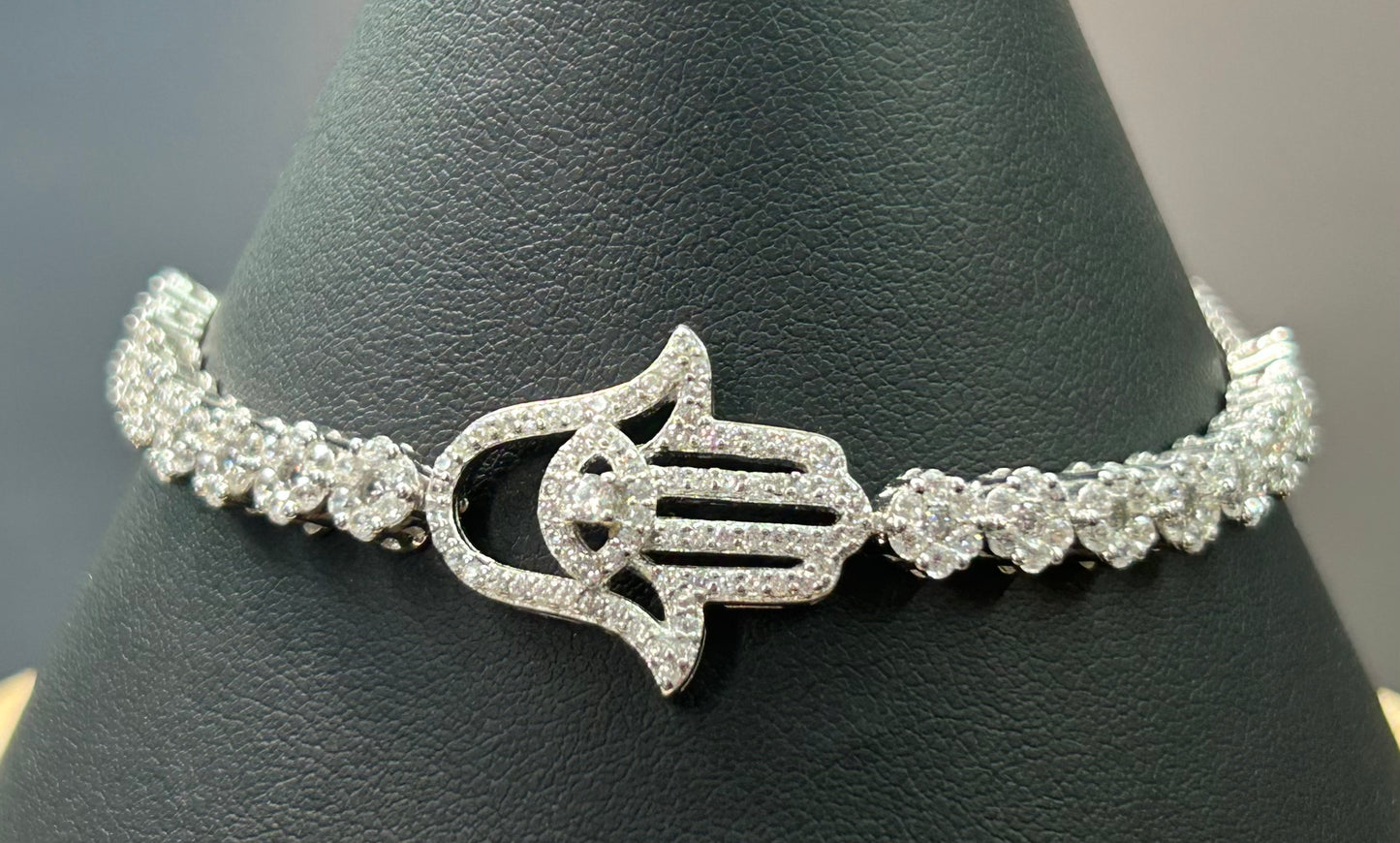 YGI Sterling Silver Hamsa Bracelet