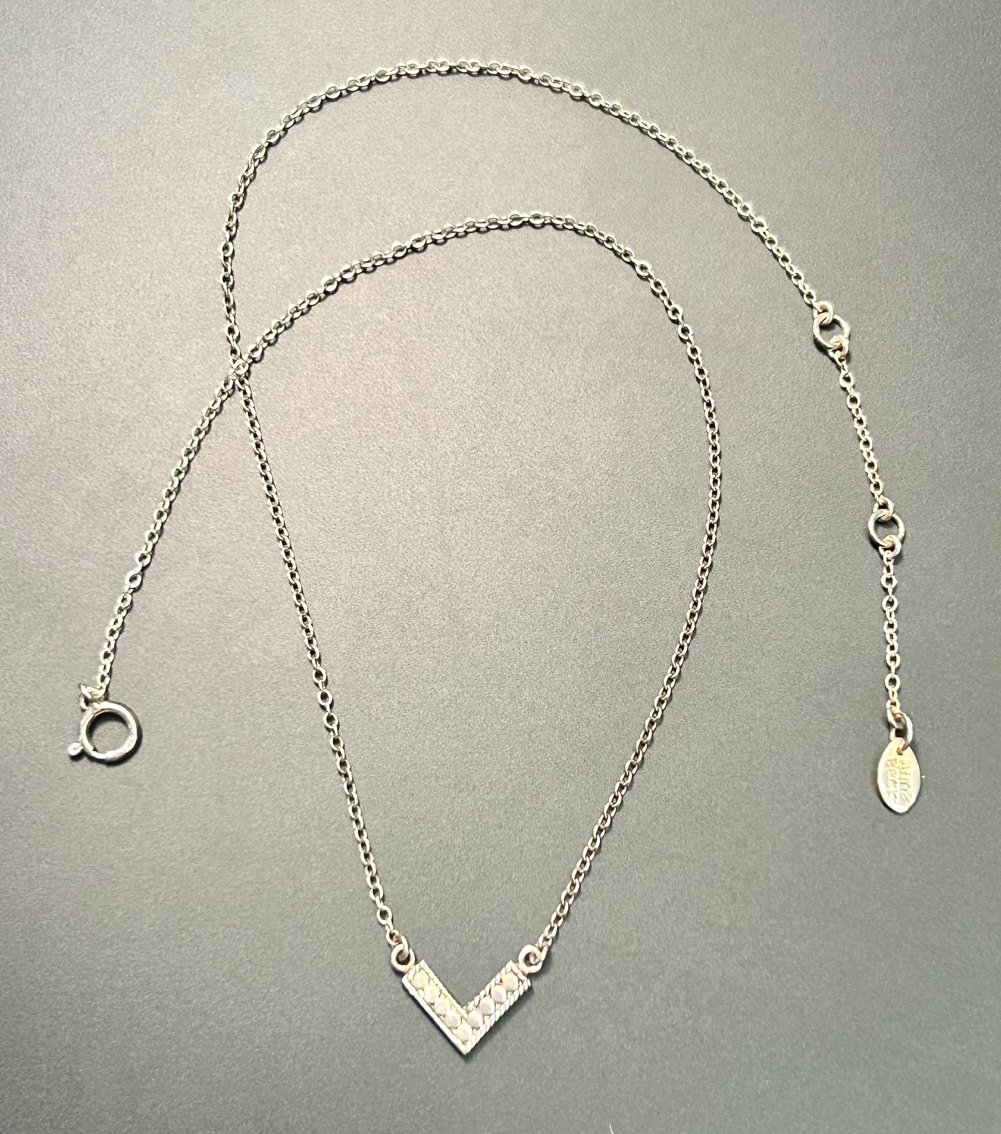 Anna Beck Sterling Silver Mini Arrow Necklace