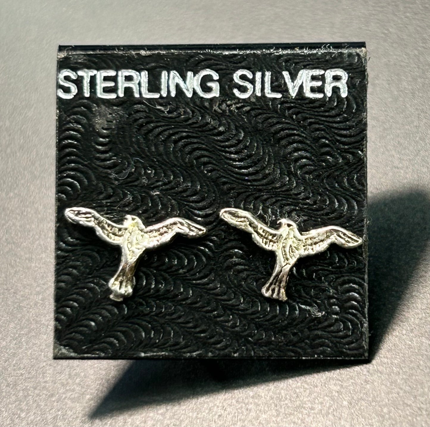 Sterling Silver Bird Earrings