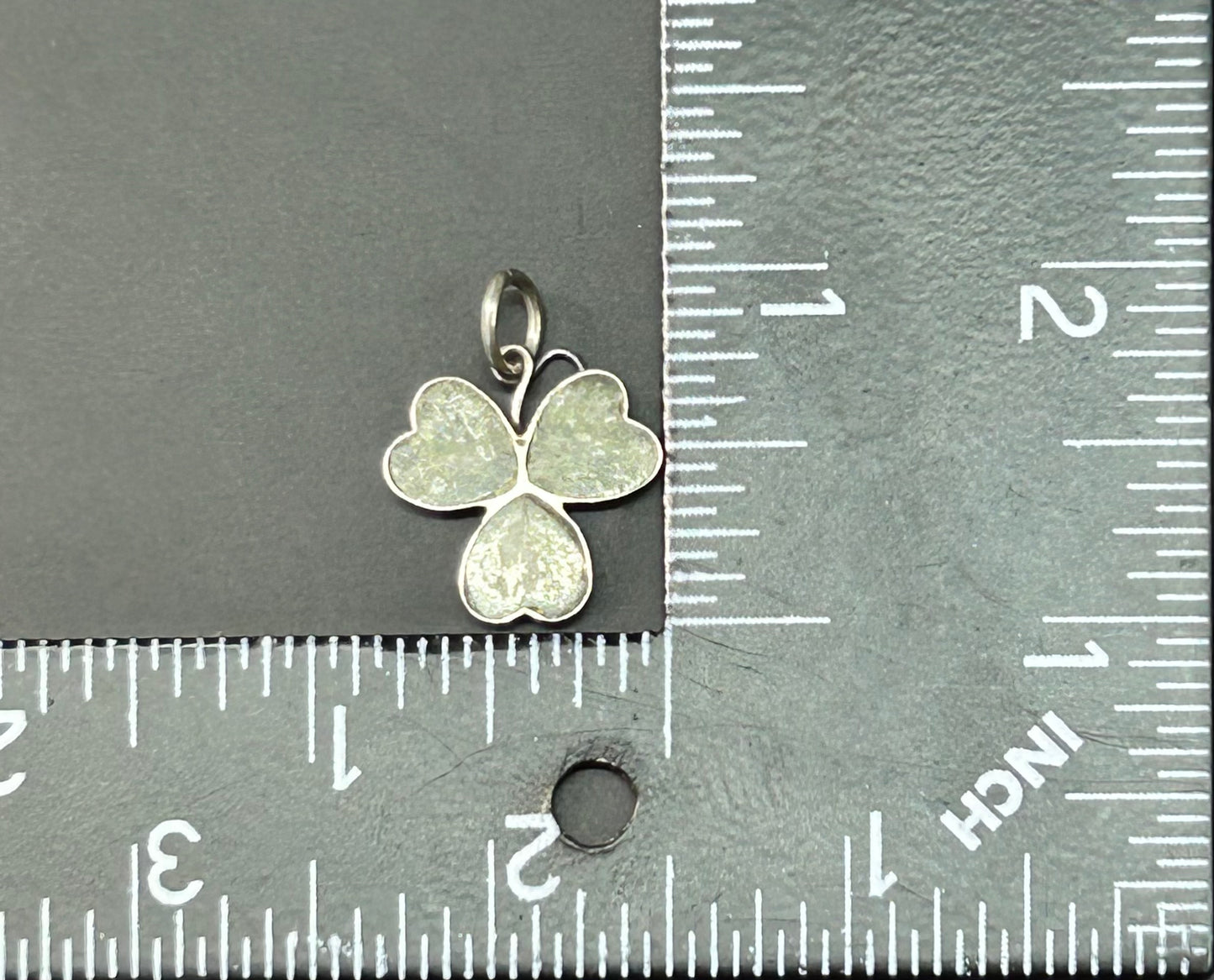 Made in England Sterling Silver Clover Pendant