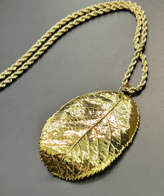 Large Leaf Necklace