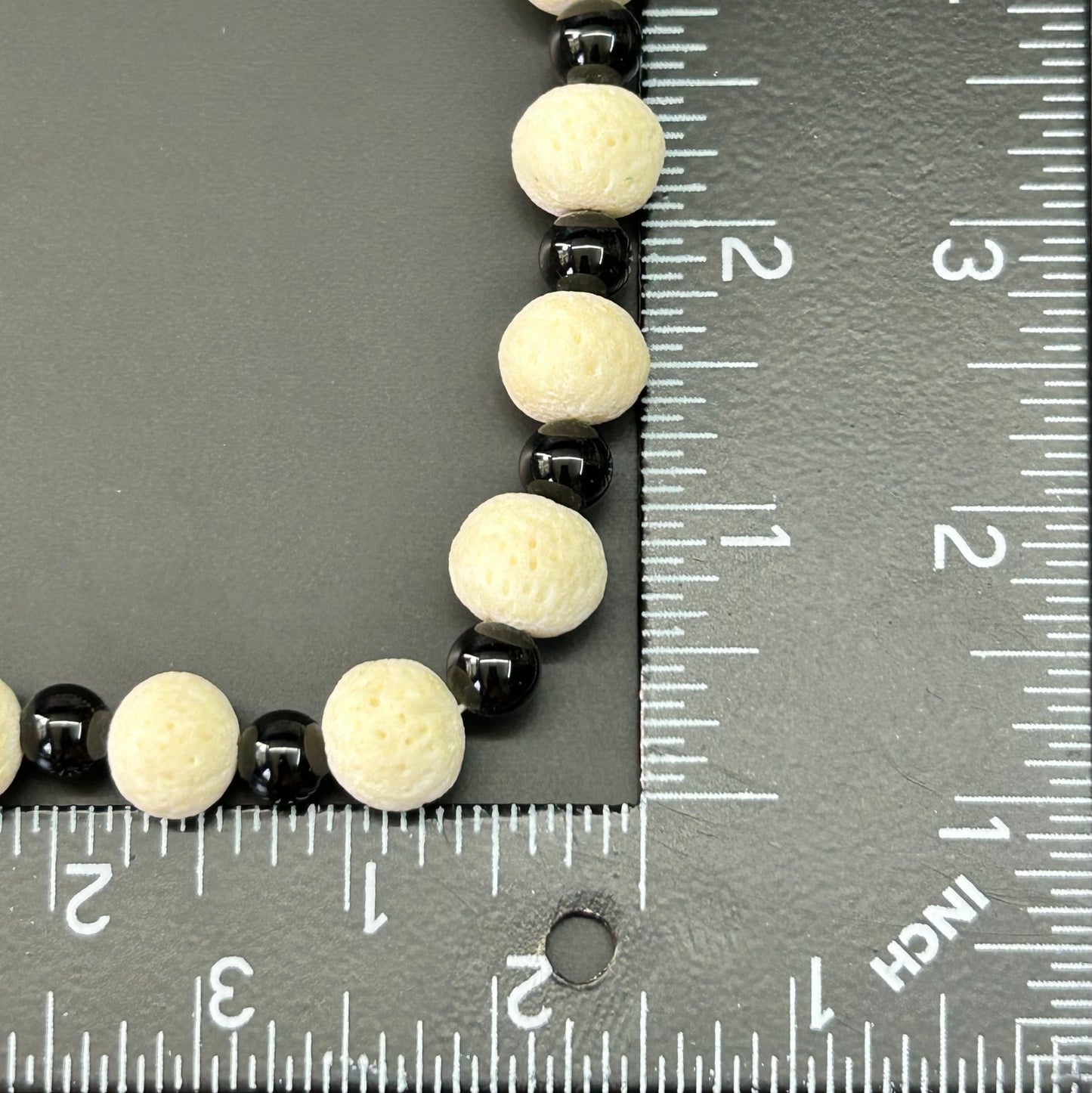 Sterling Silver White Sponge Necklace
