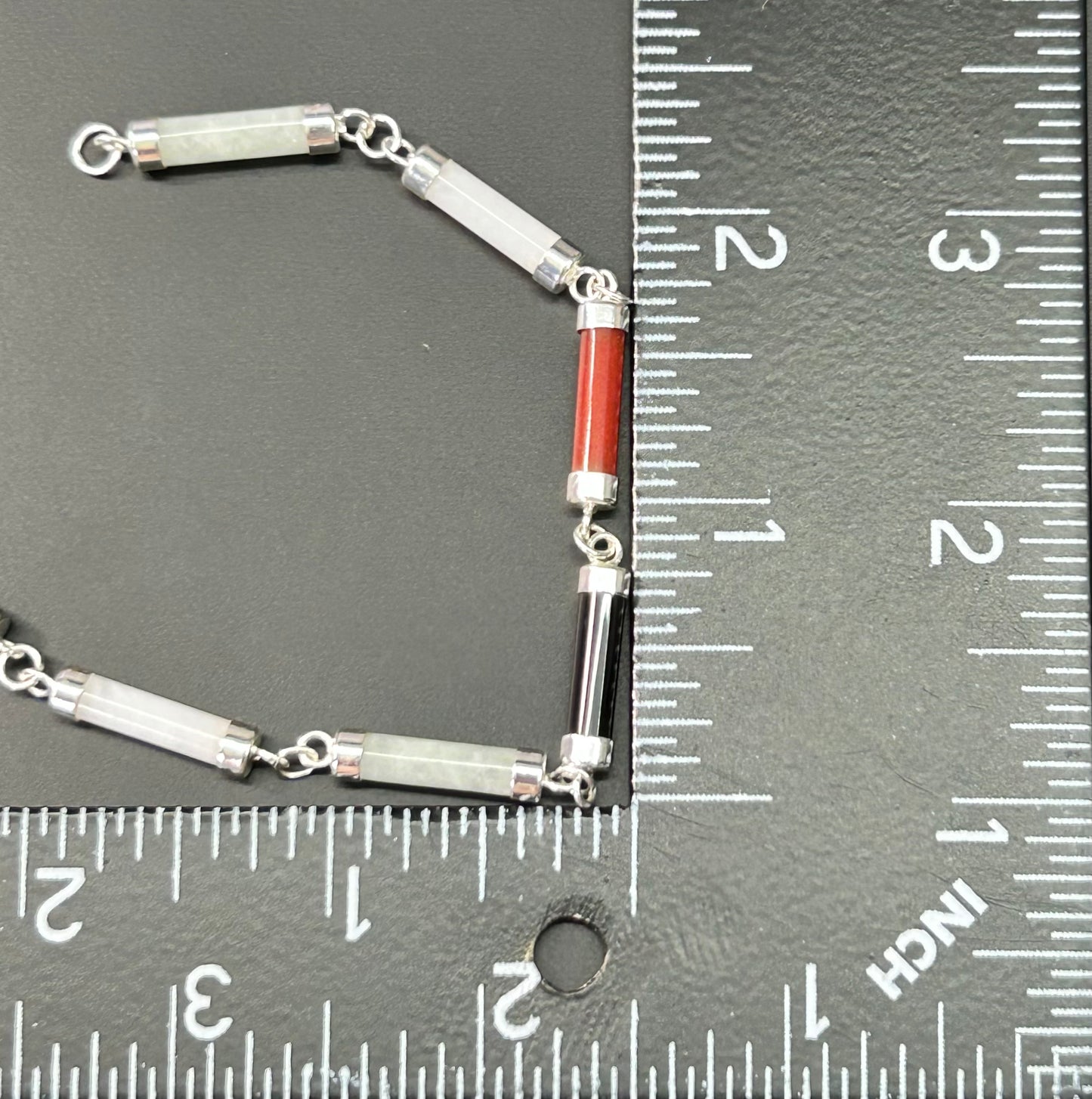 Sterling Silver Multi Stone Bracelet