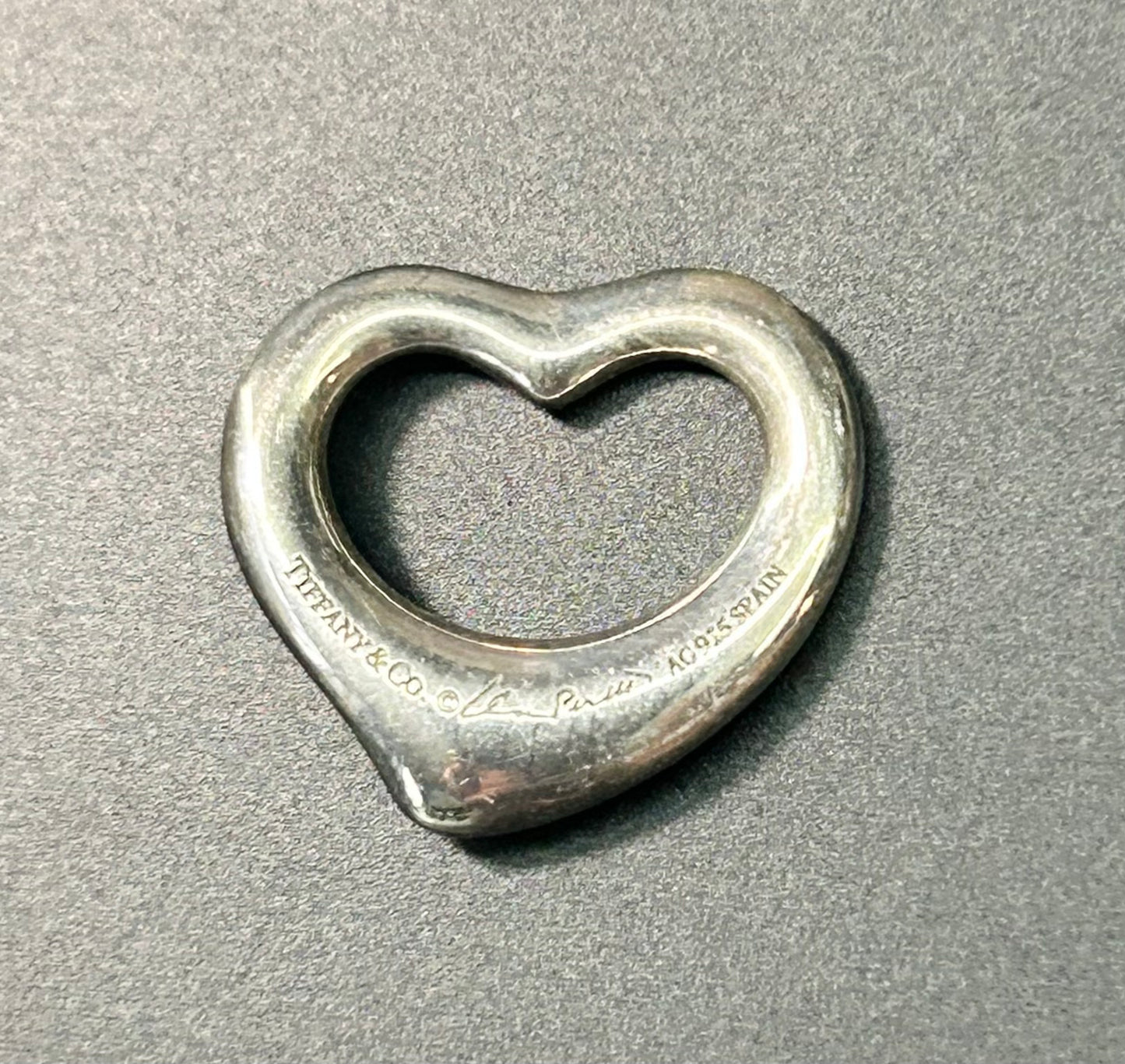 Tiffany & Co Elsa Peretti Sterling Silver Heart Pendant